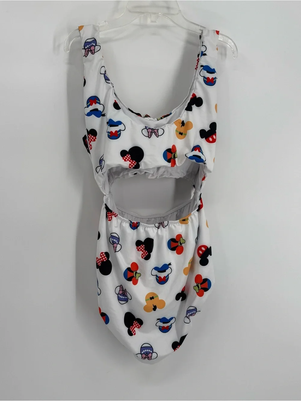 Laino Swimwear One Piece Mickey Mouse Women’s Swimsuit Cutouts Lined Size XXL - Picture 7 of 7